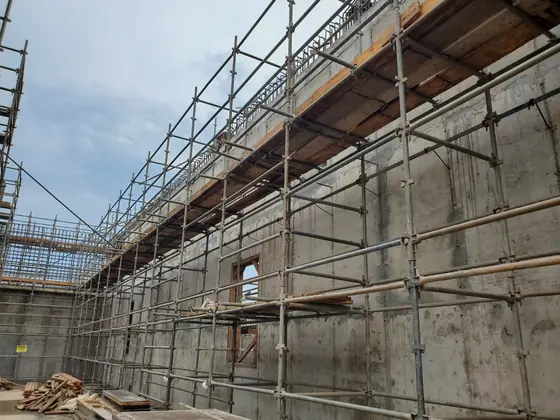 Structural scaffold construction environment